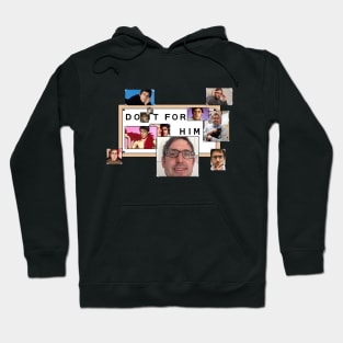 Do It For Him Simpsons Louis Theroux Print Hoodie